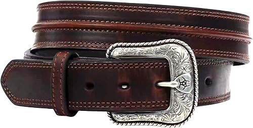 Miniatura 5 de Ariat Cinturón Western de cuero envejecido para hombre