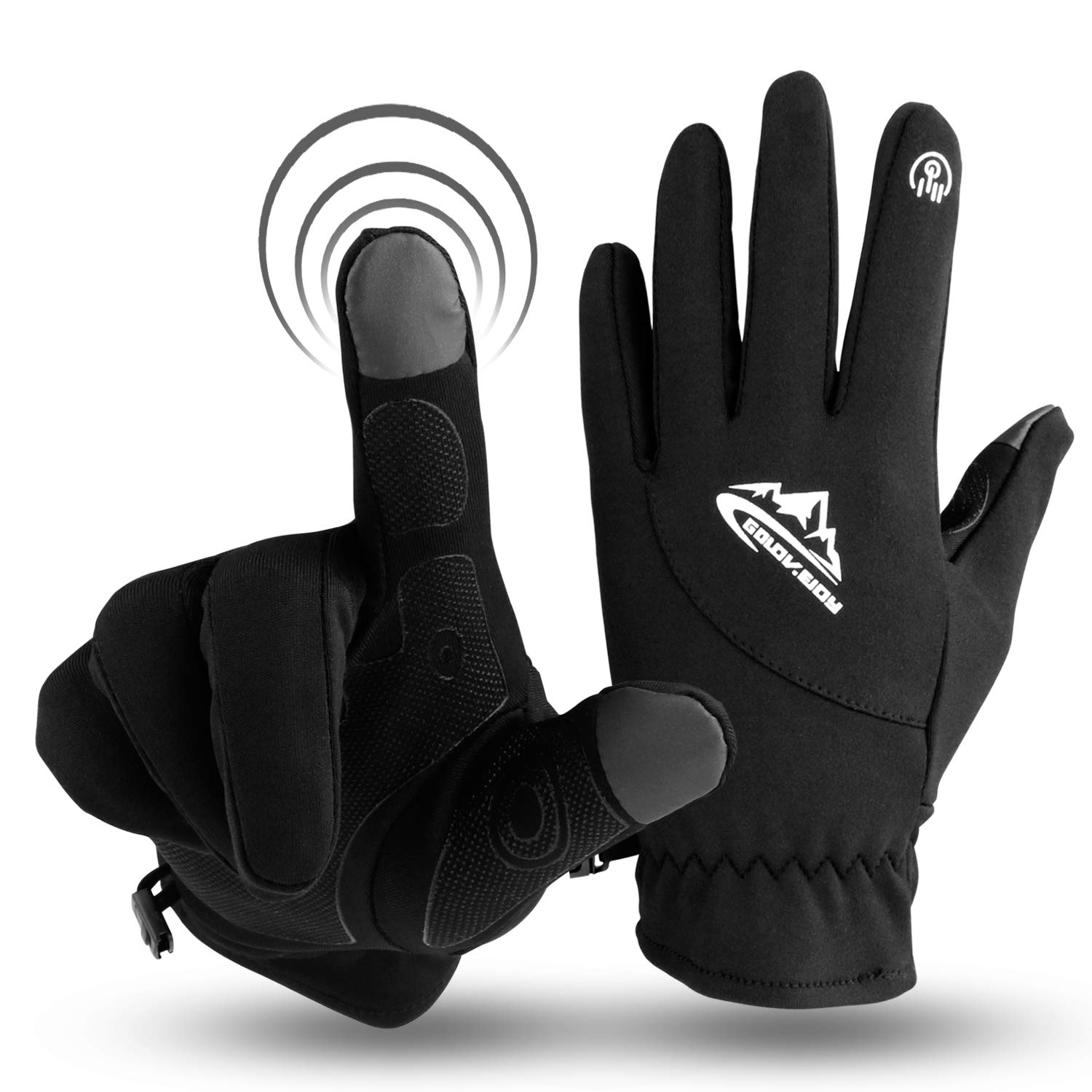 Winter Gloves, Touch Screen Thermal Flexible Liner Gloves for Men and Women, Warm Gloves in Cold Weather