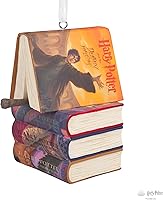Vista 6 de Hallmark Harry Potter - Libros apilados con varita de adorno de Navidad, resina, 2.23 x 2.75 x 2.28 pulgadas, (0002HCM9130)