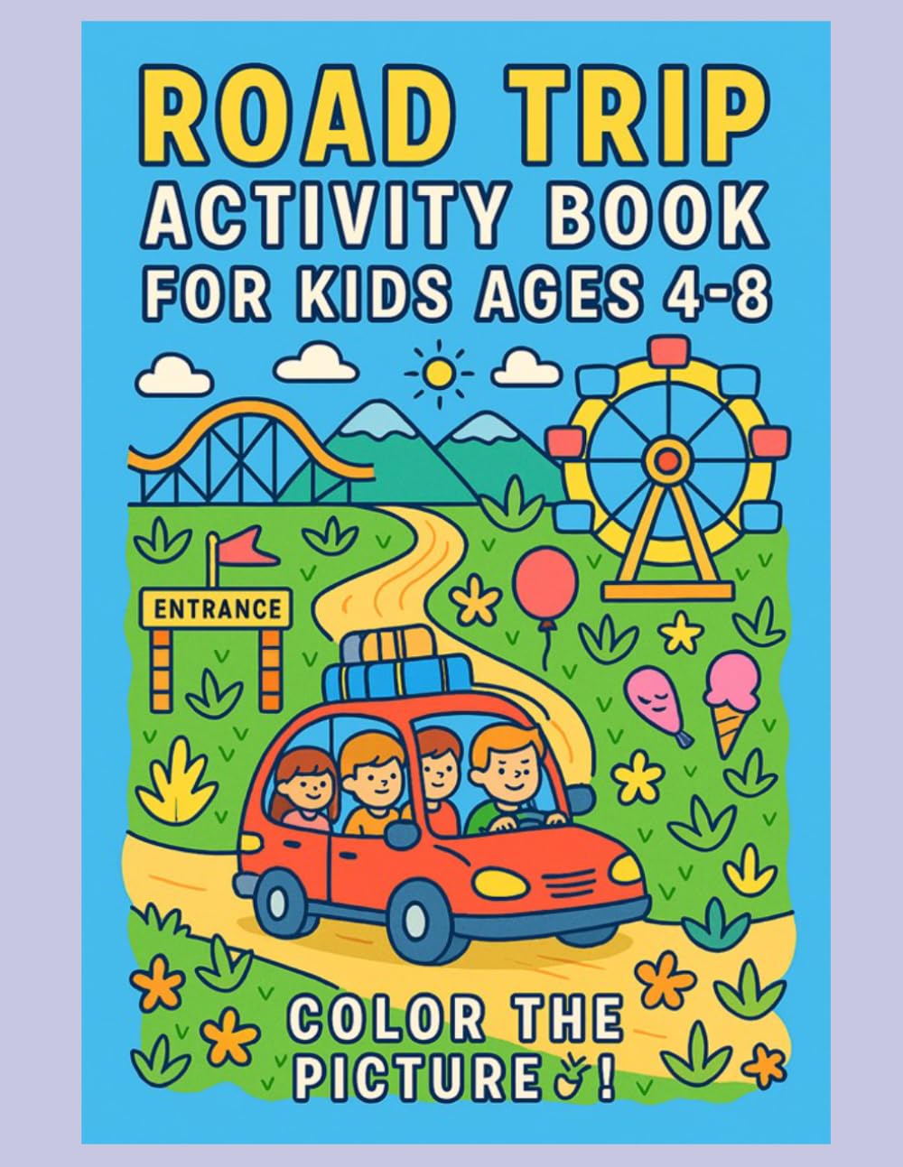 Road Trip Activity Book for Kids