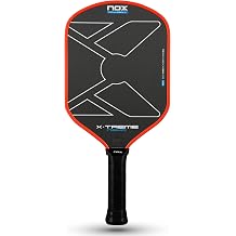 NOX Pickleball Paddle X-Treme Nexo 2026 | All-Court Hybrid Shape Pickle Ball Paddle | USAP Approved Elite Pickleball Racket | Raw Carbon & High Control | Smart Cell Core, Vibration Absorbing