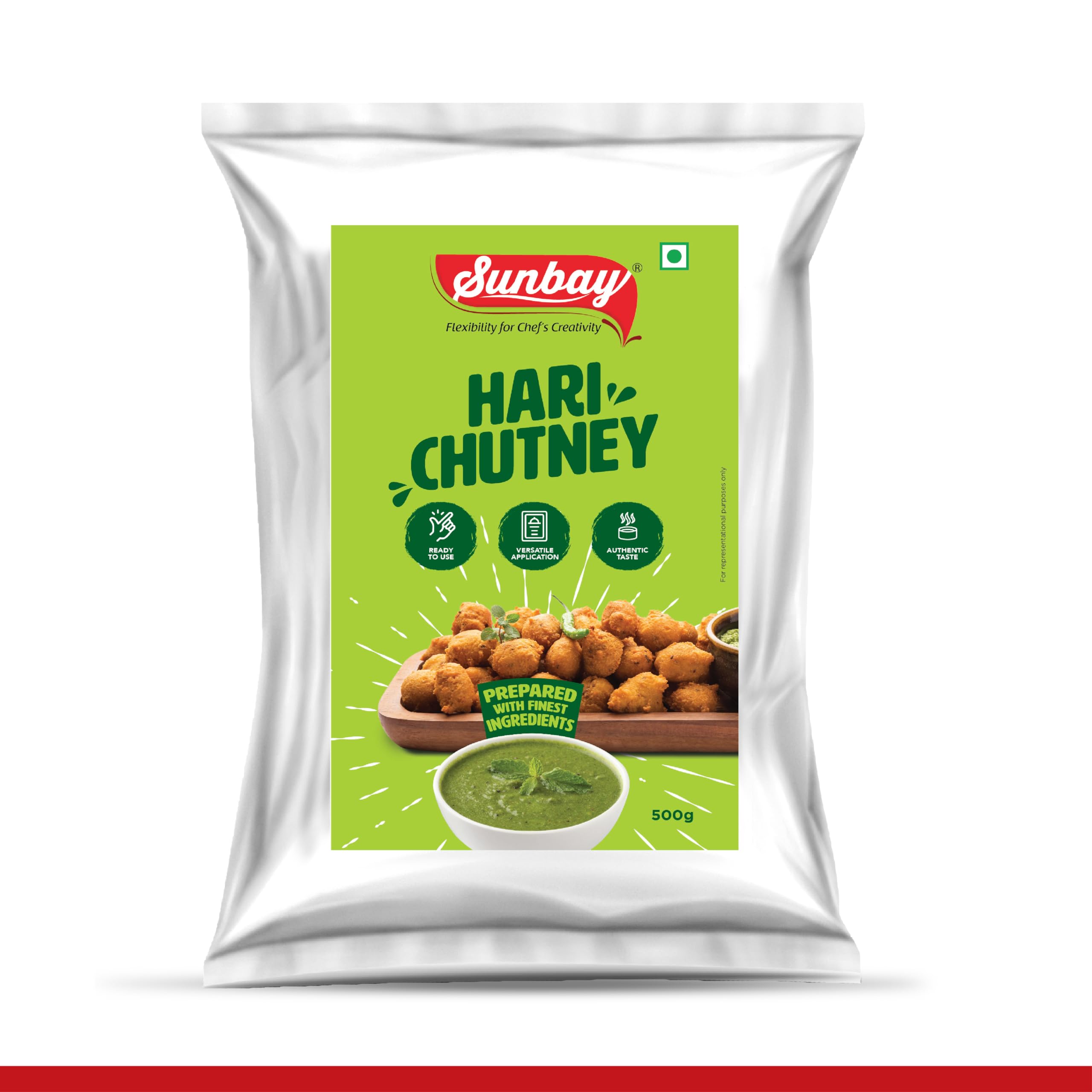 Sunbay Hari Coriander Chutney 500g - (Veg Mix, Upto 20 Servings)| Homemade Style Tangy Mint Coriander Sauce - Made with Fresh Dhania & Green Chilli for Indian Snacks (B0CV17Q21D) Amazon Price History, Amazon Price Tracker