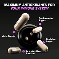 Vista 5 de 1000mg Glutathione for Immune Support - 100mg Absorption Complex - Reduced Liposomal Glutathione Supplement with Alpha Lipoic Acid - Brain Booster