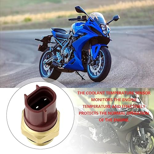 Miniatura 3 de eMagTech 1 Unidades M18 Sensor de Temperatura del Agua del Coche Pieza de Repuesto 17680-33E00 Compatible con Suzuki GSX-R600 R750 R1000 R1000Z