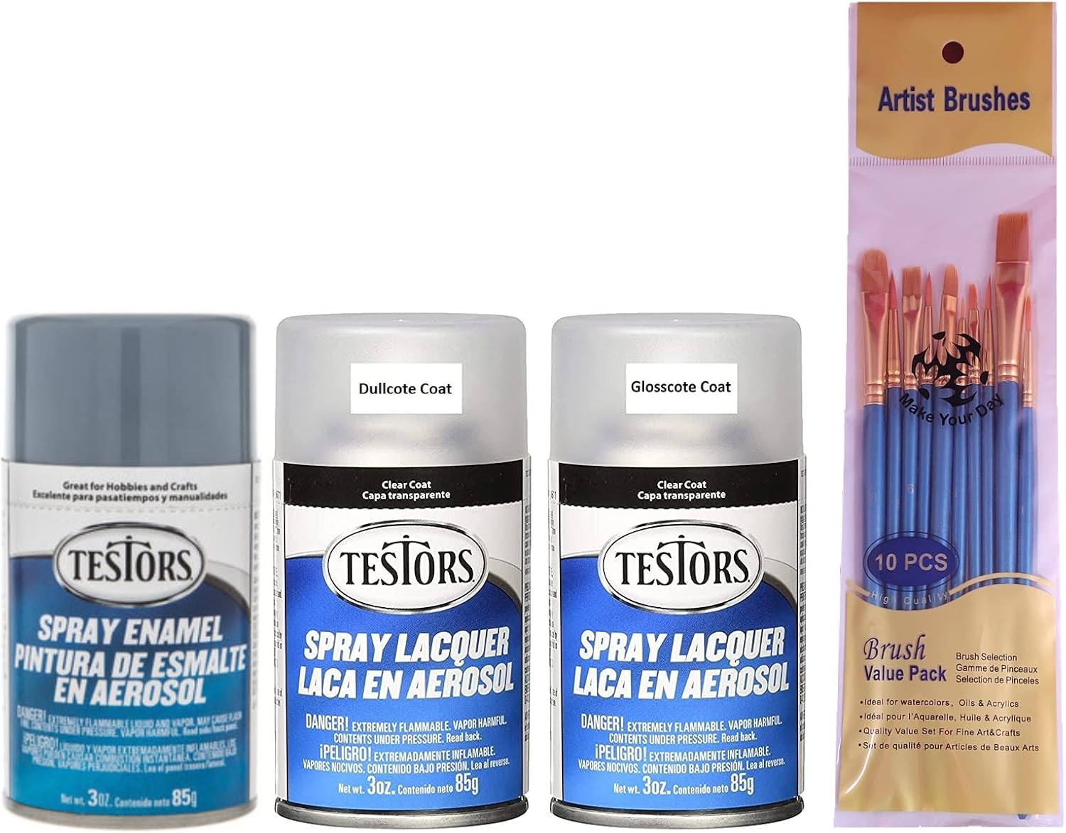 Make Your Day Testors Spray Enamel and Lacquer, Gray Primer