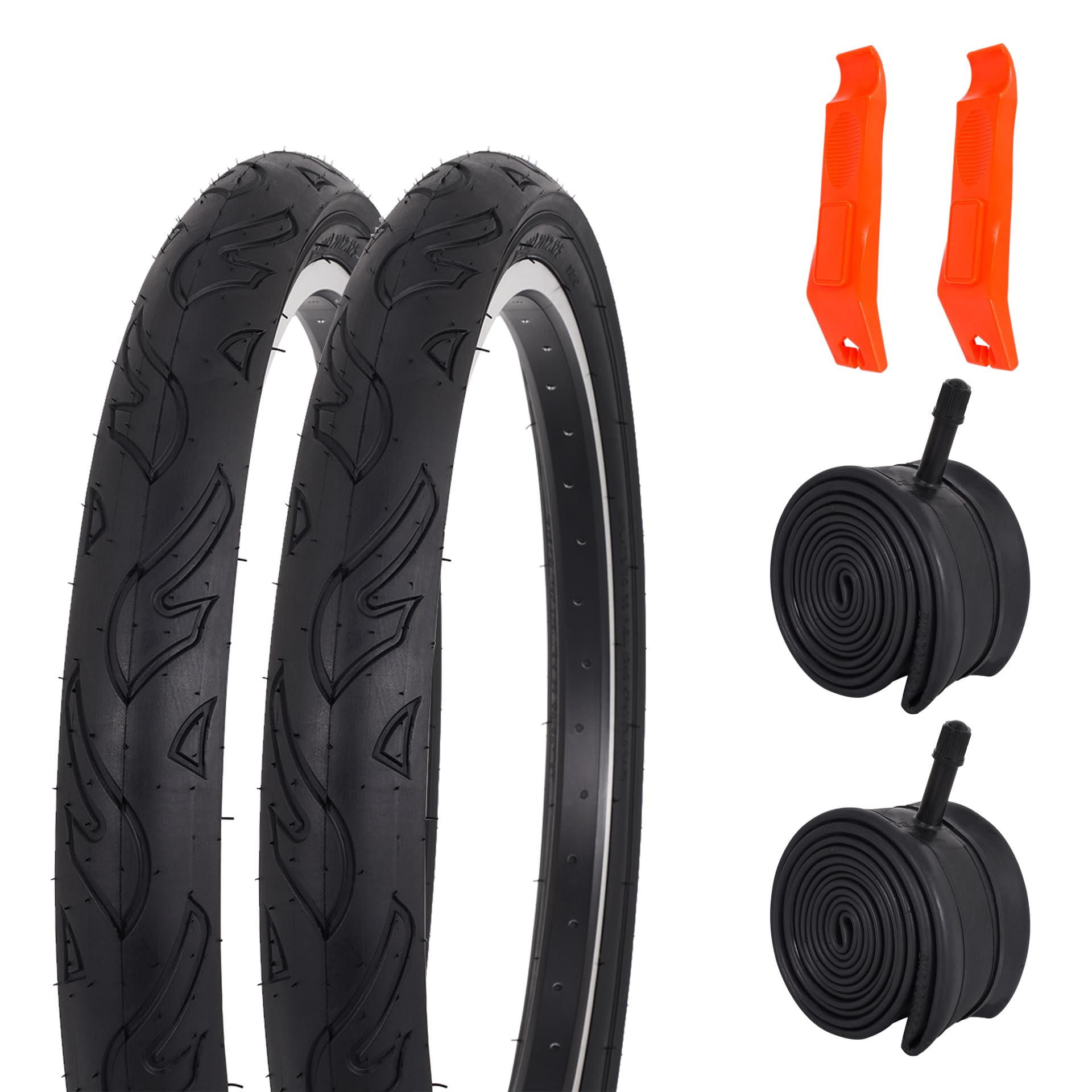 20x2.125 Bike Tires and Tubes Set,20" Bicycle Folding Tires Replacement