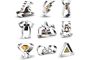 Enchanting Witchcraft and Wizardry Cookie Cutters for Magical Baking