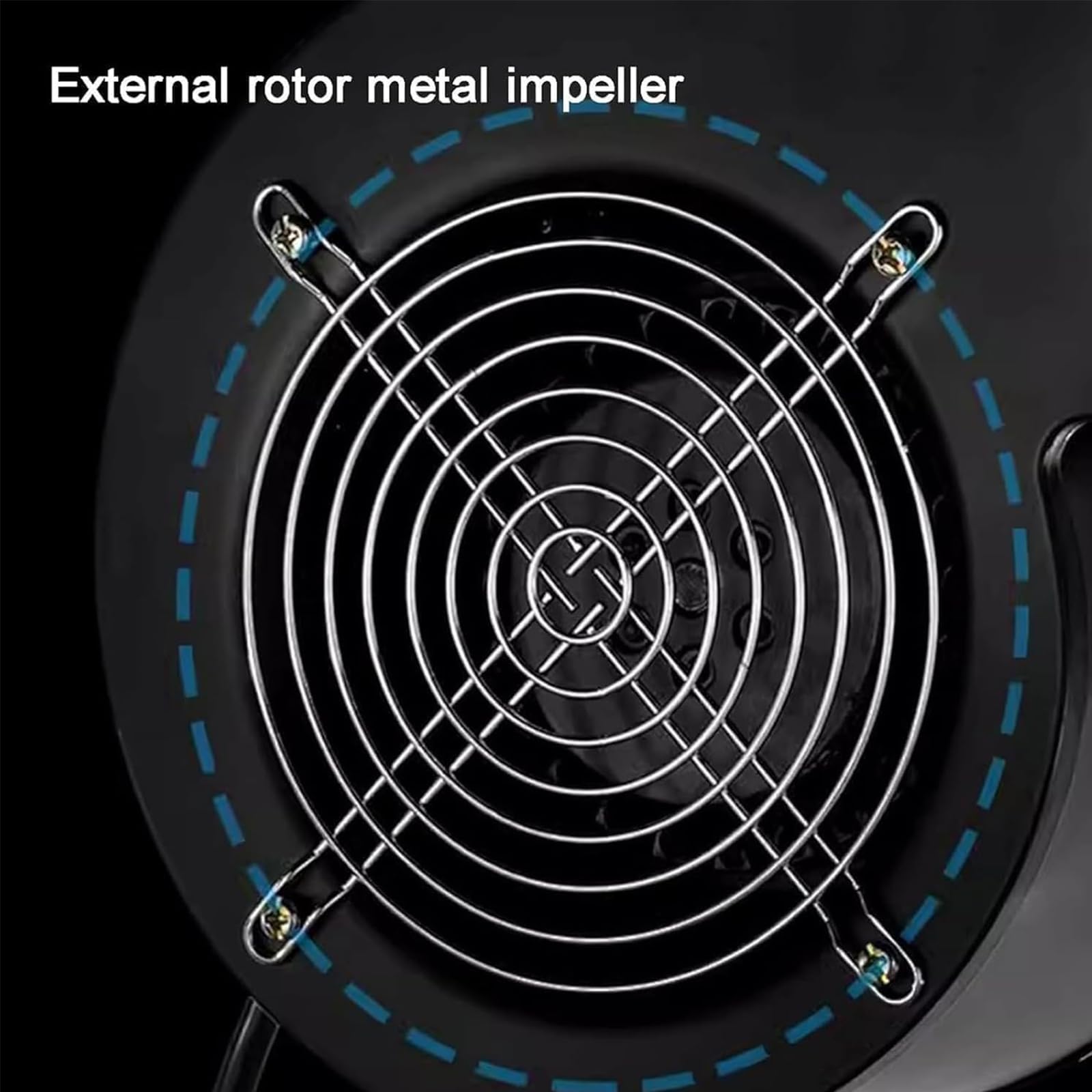 Ventilatore per fotografia, 120 W, portatile, con controllo della velocità variabile e testa regolabile a 180°, 2600 giri/min, per effetti speciali per film e servizi fotografici