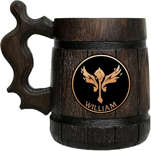 Miniatura 3 de Taza de cerveza de apoyo de League of Legends. Regalos personalizados de padrinos de boda, jarra. Regalo para él. Regalo Stein Gamer. Marido, novio