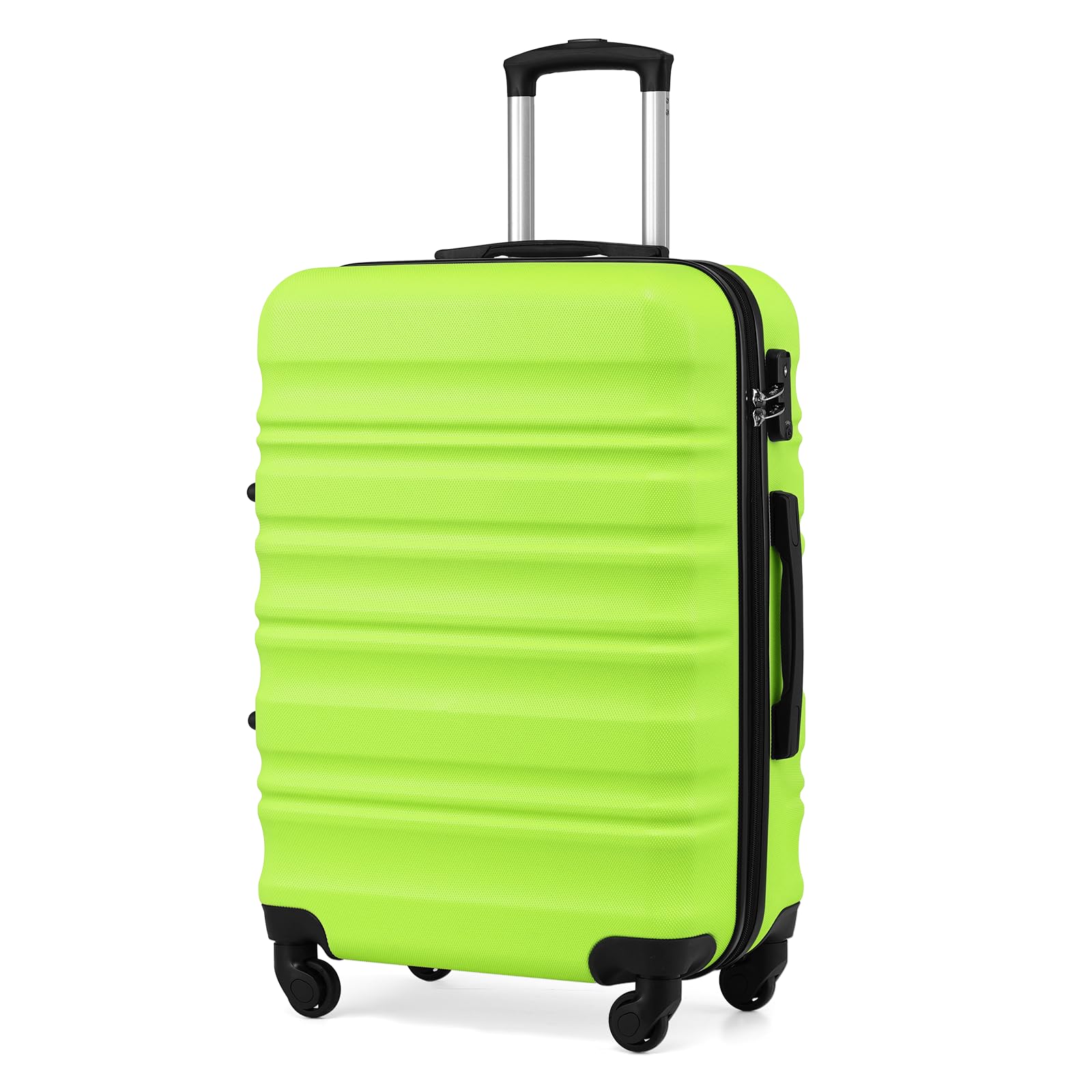 COOLIFE Hartschalen-Koffer Trolley Rollkoffer Reisekoffer mit TSA-Schloss und 4 Rollen