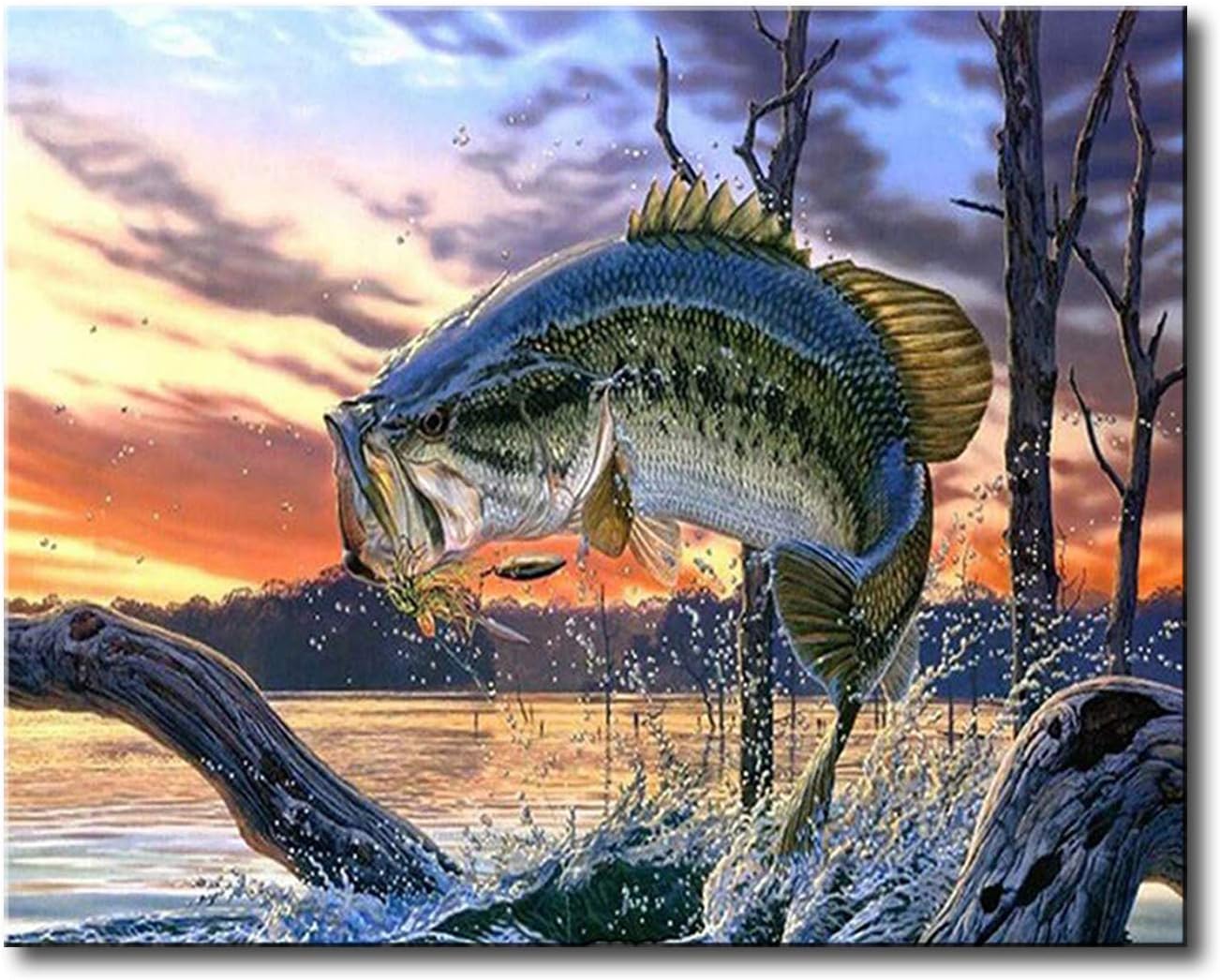 Shukqueen DIY Paint by Numbers for Adults DIY Oil Painting