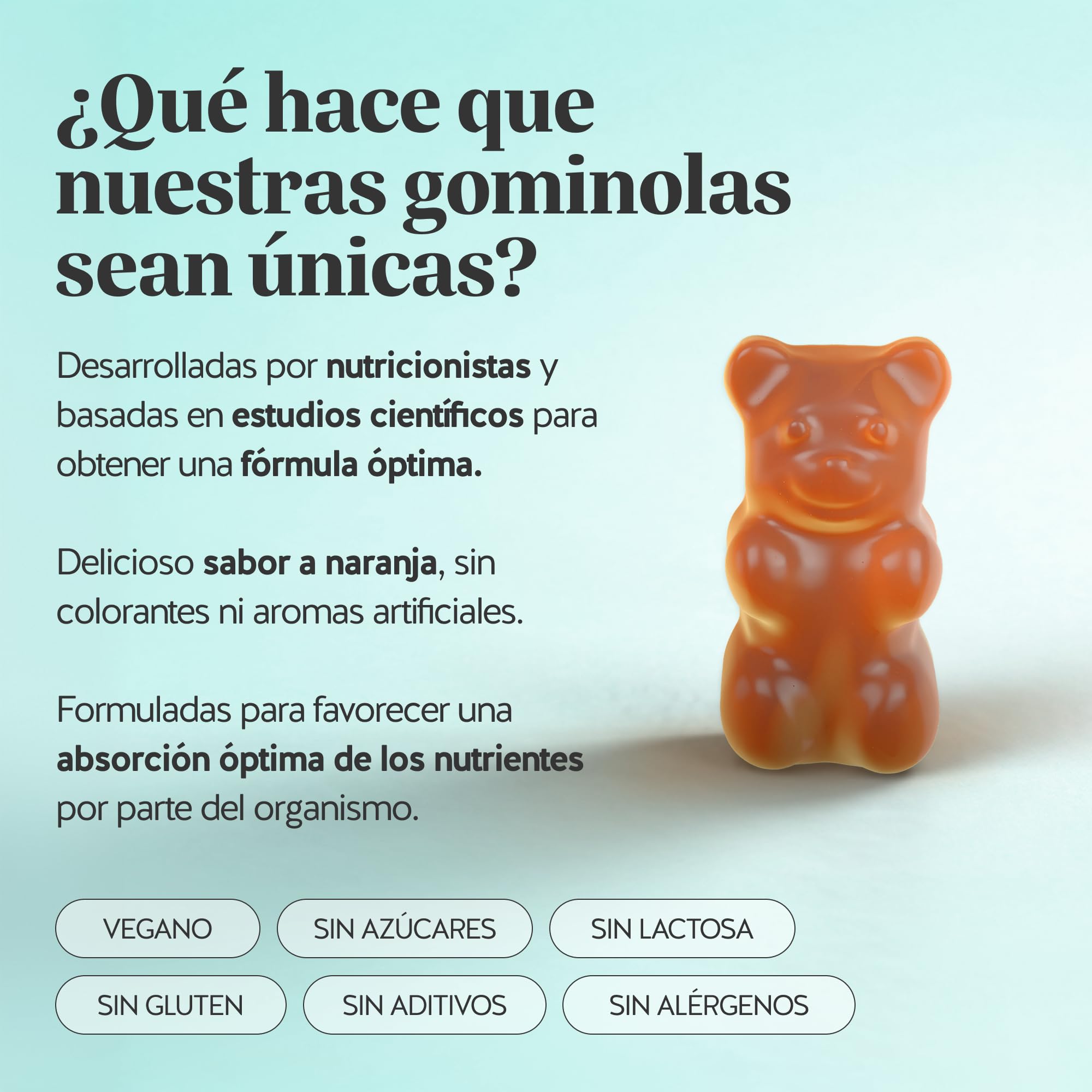 All-in-One Multivitamínico gominola para niños +4 años - Refuerzo del sistema inmunitario - Con vitaminas B12, C, D, E y yodo - 90 unidades (3 meses) - Sin azúcar añadido, Vegano - Bears with Benefits