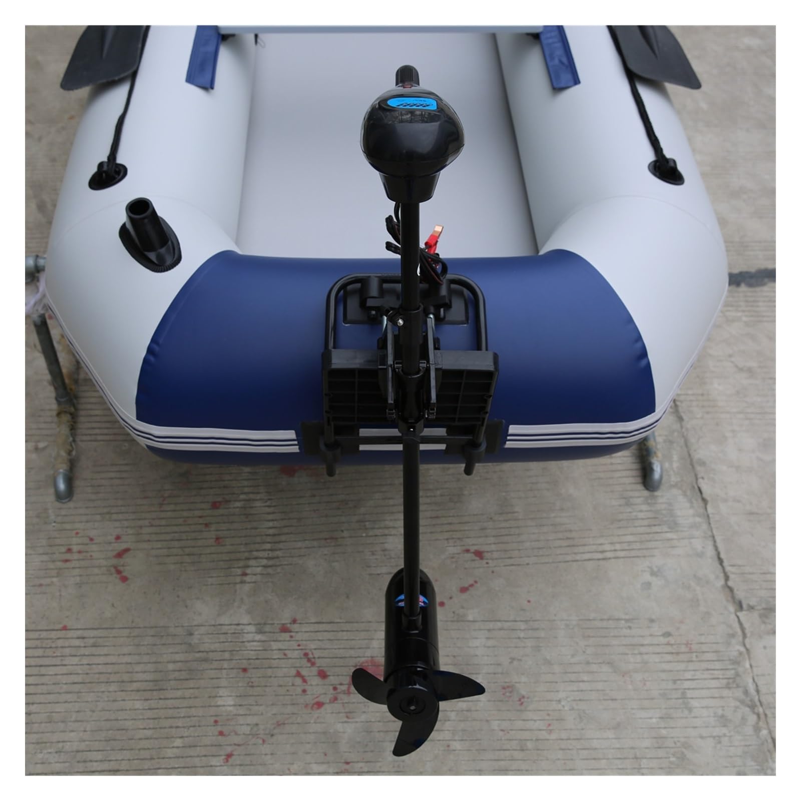 Elektro Außenborder, 50 LBS 12 V elektrischer Trolling-Motor, Schlauchboot, Außenbordmotor, for PVC-Angelkajak im Angebot