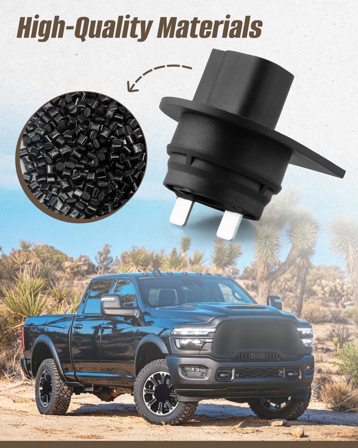 Front Washer Fluid Level Sensor Fit for Dodge Ram 1500/2500/3500 2006-2026, for Journey 2.8L-5.7L Engines Replace 5152029AA 05152029AB 05152029AA