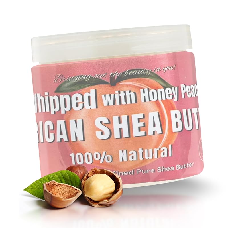 RA COSMETICS Manteiga de karité batida Honey Peach, 300 g