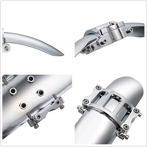 Miniatura 5 de XMT-MOTO Protector de guardabarros delantero para Harley Street XG750 XG500 2015-2020, cromado