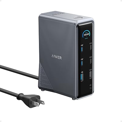 Anker Prime Docking Station, 14-Port, 160W Max, Dual 4K Displays