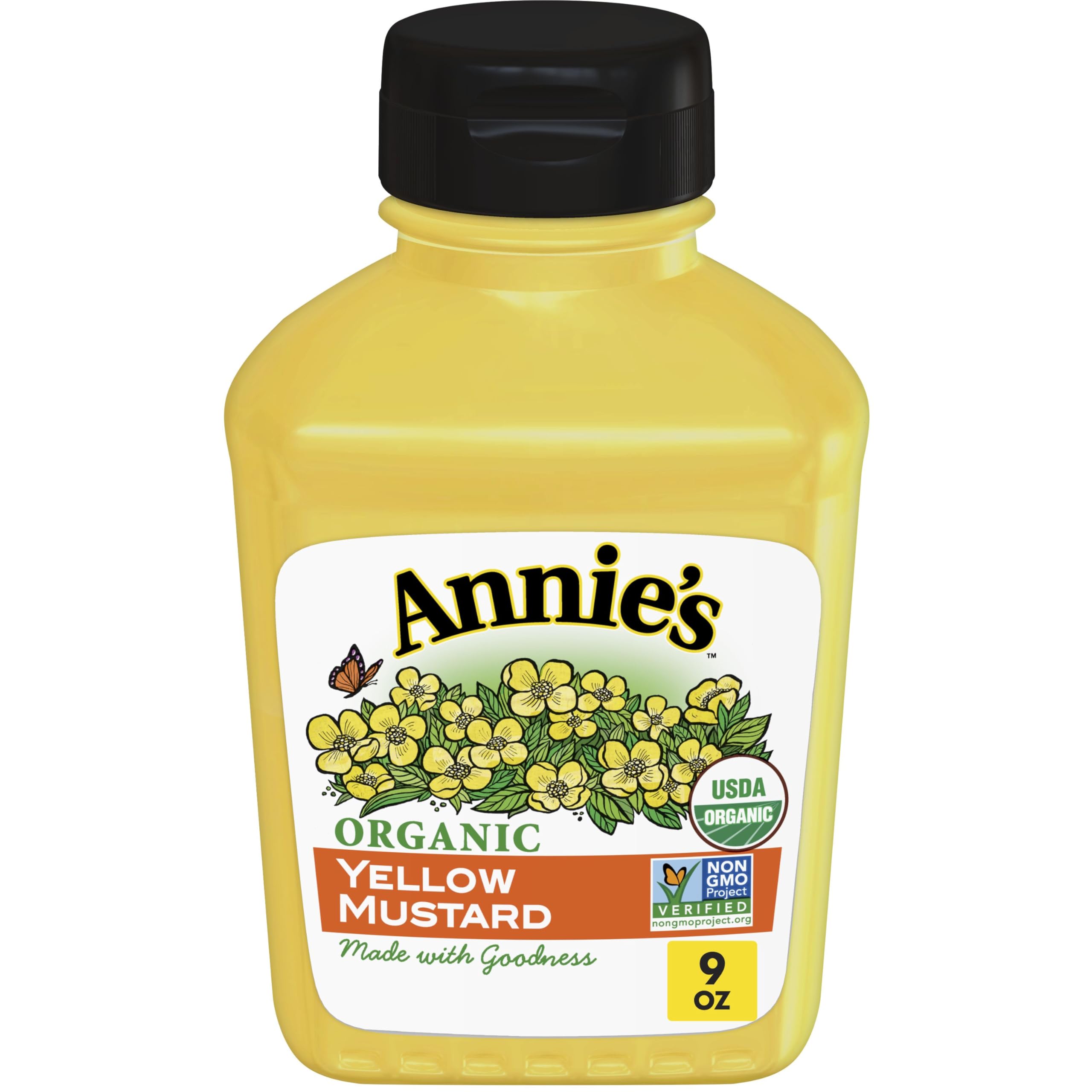 Naturals, Organic Yellow Mustard, 9 oz (255 g)