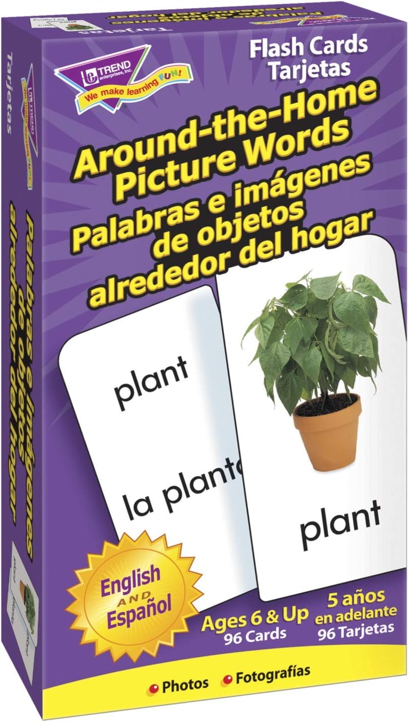 Around the Home (English / Spanish set) Skill Drill Flash Cards