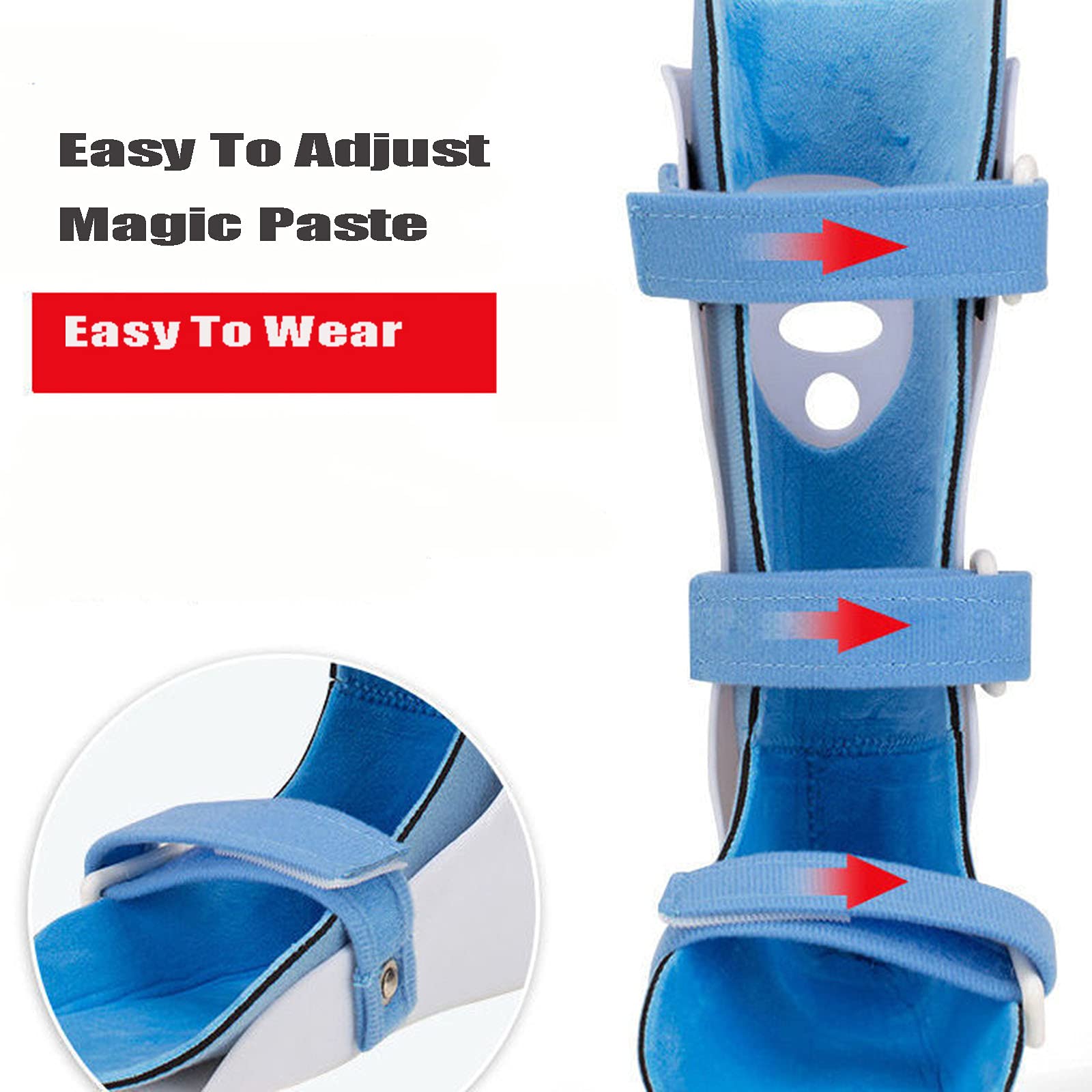 Kids AFO Drop Foot Férula Ortopédica Tobillo Pie Férula De Noche Soporte para Niños para Esguince De Tobillo Fractura Fijación Brace Varus Corrección De Pie Soporte,Right,L
