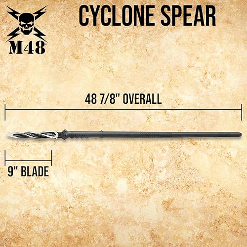 Miniatura 2 de M48 Lanza ciclónica con funda Vortec  Hoja de acero inoxidable  Tres bordes de corte en espiral  Mango de nailon reforzado con fibra de vidrio