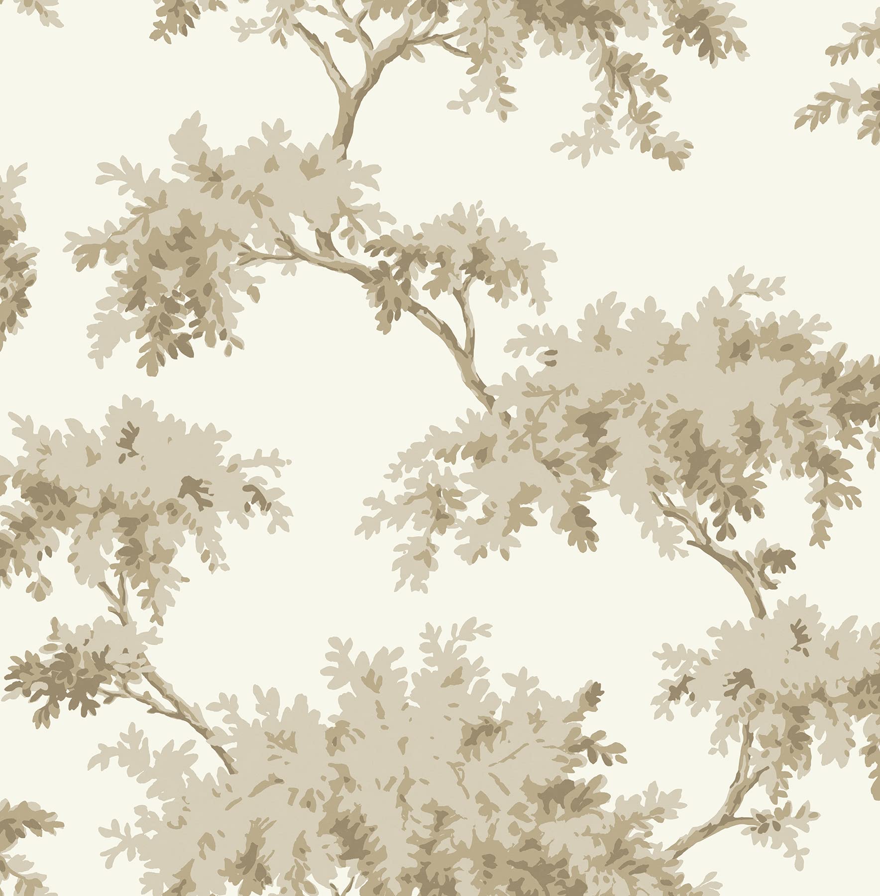 4135-27291 - Ernest Taupe Quilted Quatrefoil Wallpaper - By A-Street Prints