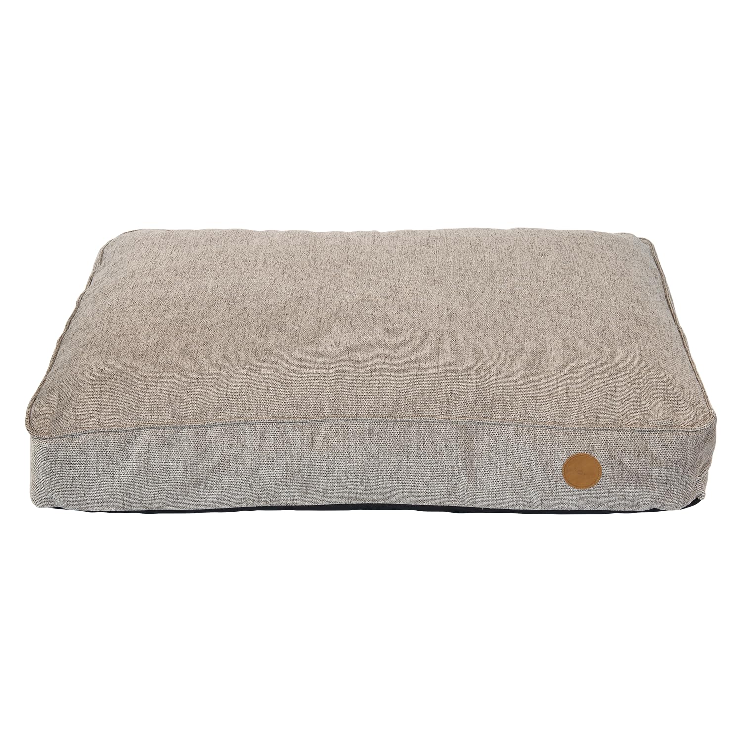 JACK AND VANILLA, Dog Bed, Riga Model, Beige, Size L, 100 x 70 x 14 cm