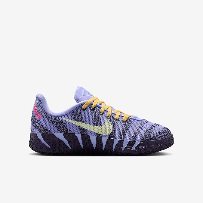 Ja 3 Channel 12 Big Kids' Basketball Shoes (University Gold/Purple Dynasty/Volt Tint/Soft Yellow)