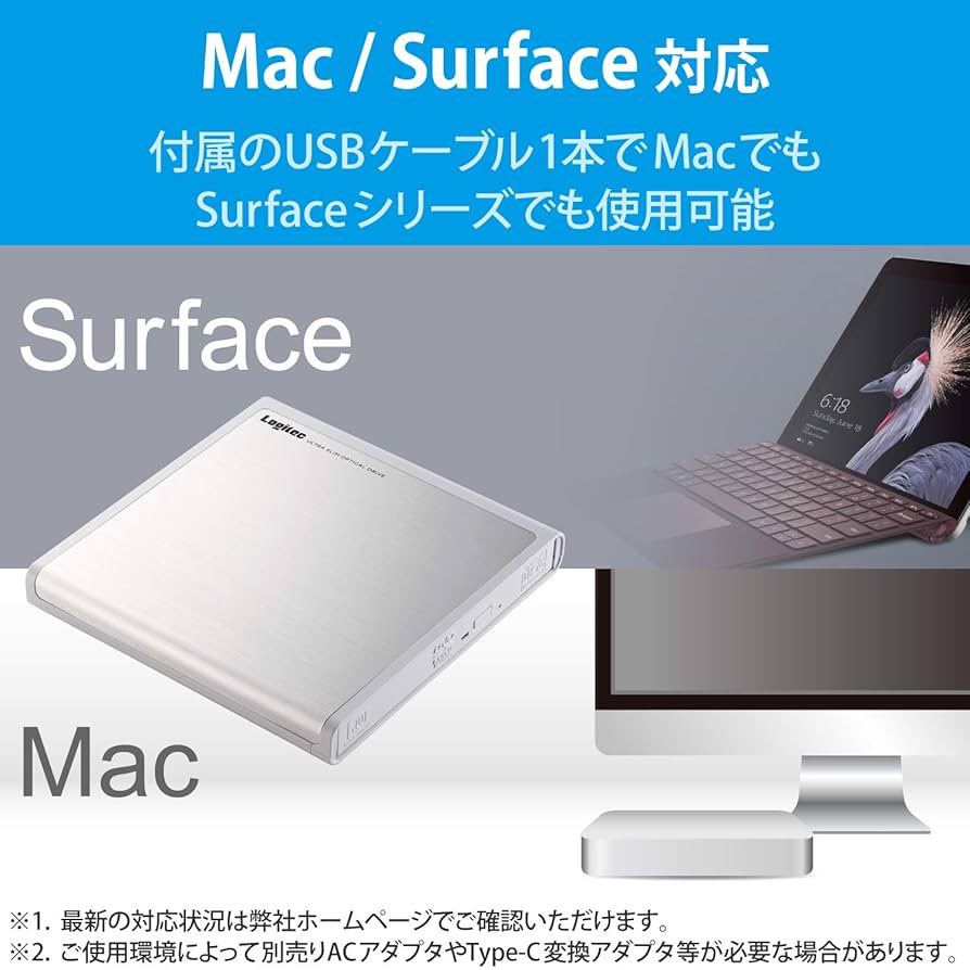 (未使用･未開封品)ロジテック(エレコム) DVDドライブ/USB2.0/レッド LDR-PMJ8U2LRD Amazon.co.jp: ロジテック DVDドライブ/USB2.0/レッド LDR