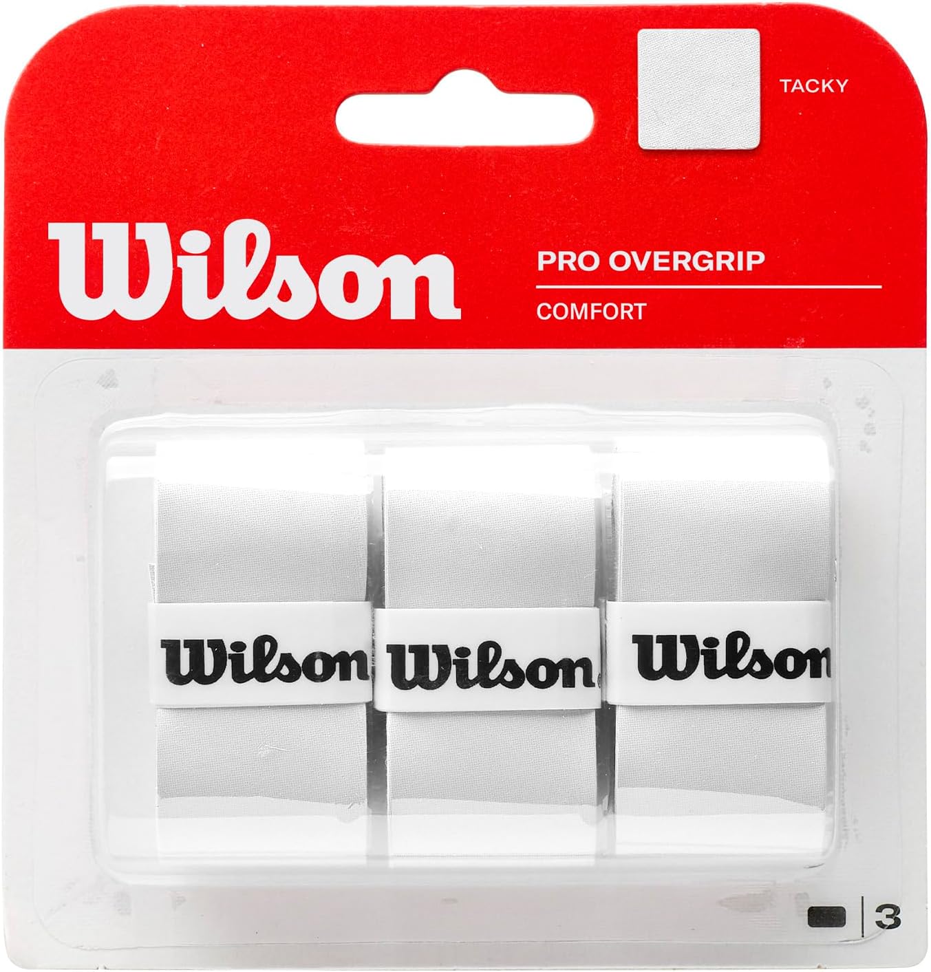 Wilson Pro Tennis Racquet Over Grip, Pack of 3