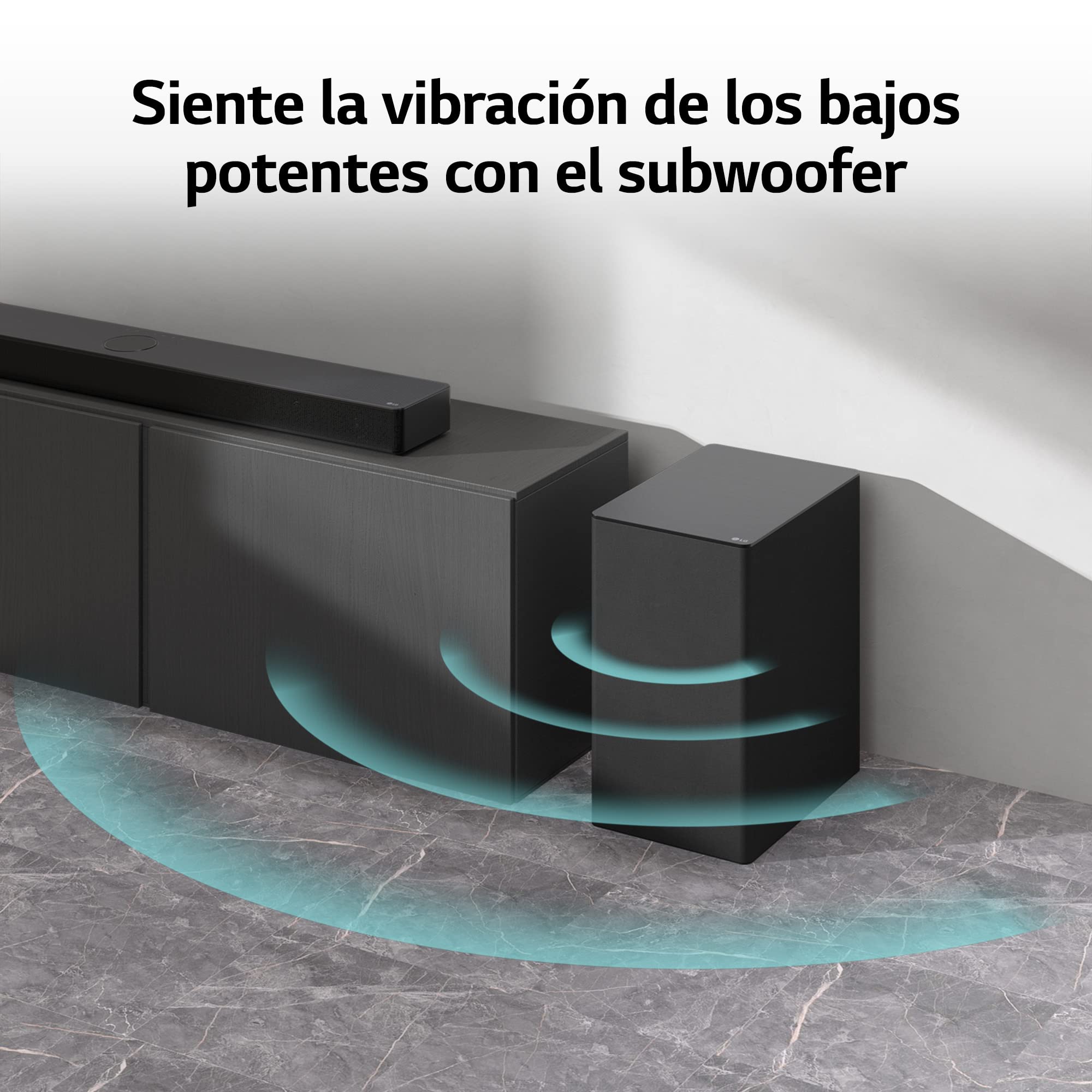 LG SC9S - Barra de Sonido Bluetooth 5.0, 3.1.3 Canales, 400 W, Subwoofer Inalámbrico, Dolby Atmos, DTS:X, IMAX Enhanced, Hi-Res Audio 24bit/96kHz, Color Gris Oscuro