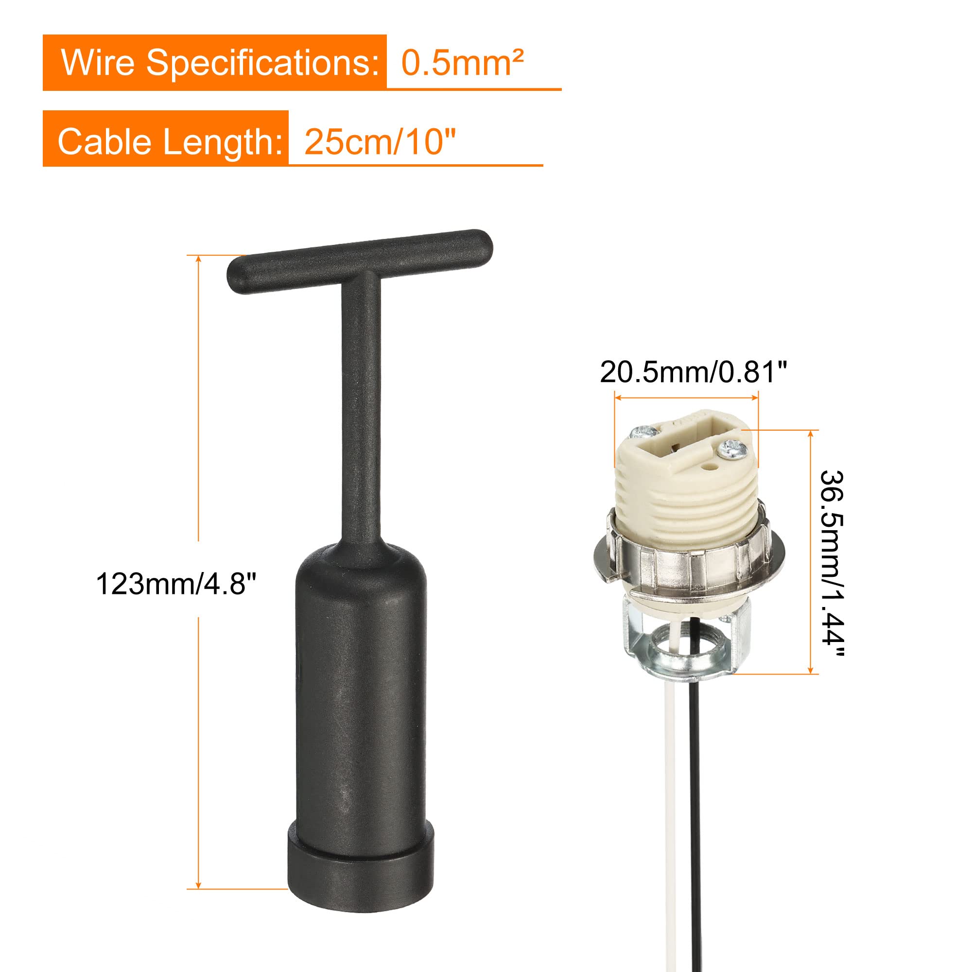 G9 Lampensockel Aus Keramik – 4er Set Mit Zuleitung, Für LED & Halogen – 250V, 2A, Inkl. Werkzeug