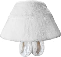 Vista 49 de Caracilia - Elegante estola tipo chal en piel sintética para el invierno.