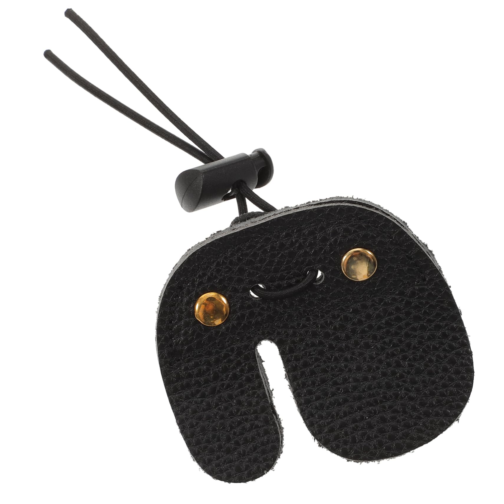 Abaodam Genuine Cow Leather Finger Tab Dual Finger Protector for Shooting Finger Guard for Practice Durable and Comfortable Fit