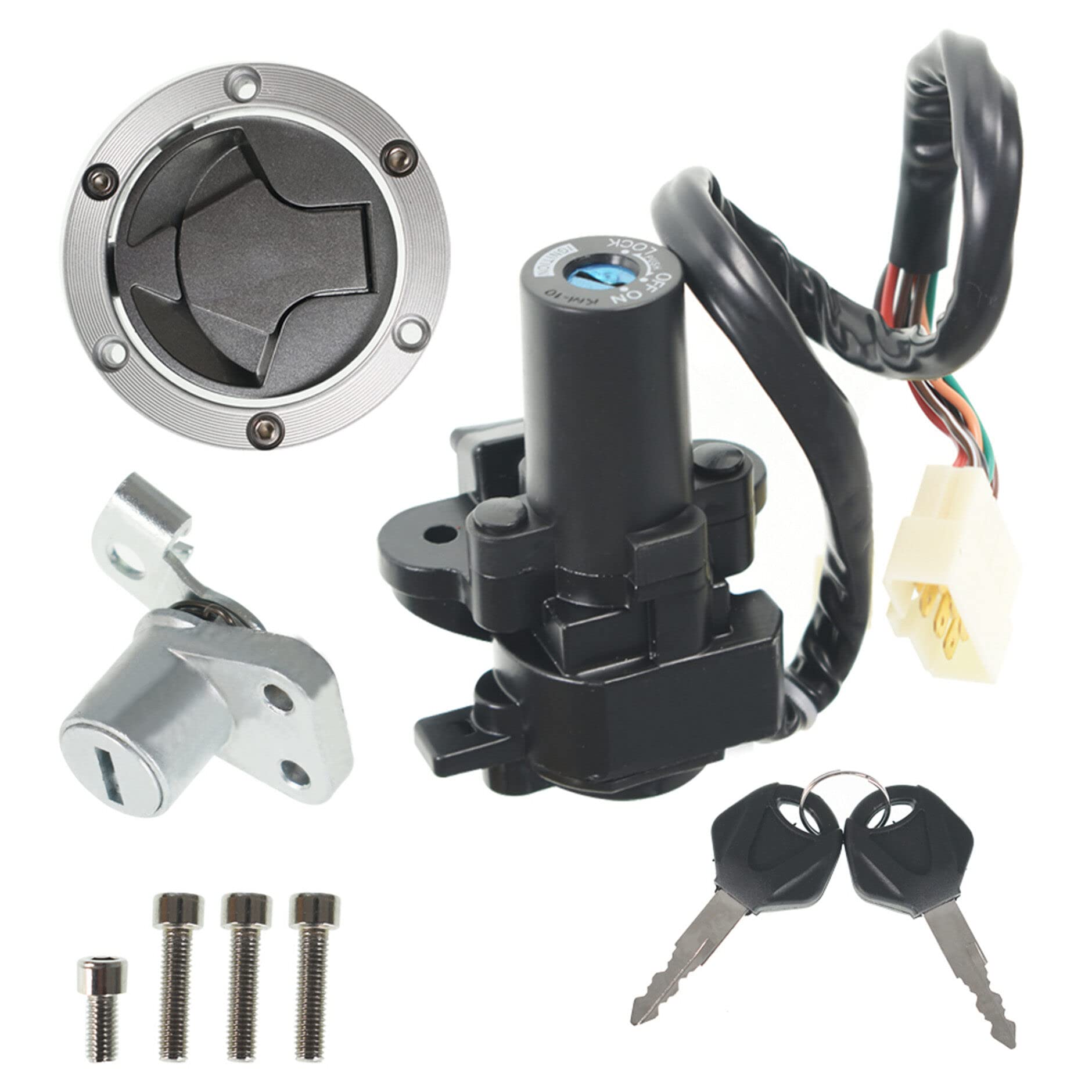 Amazon.com: GENRICS Motorcycle Ignition Switch Fuel Gas Cap