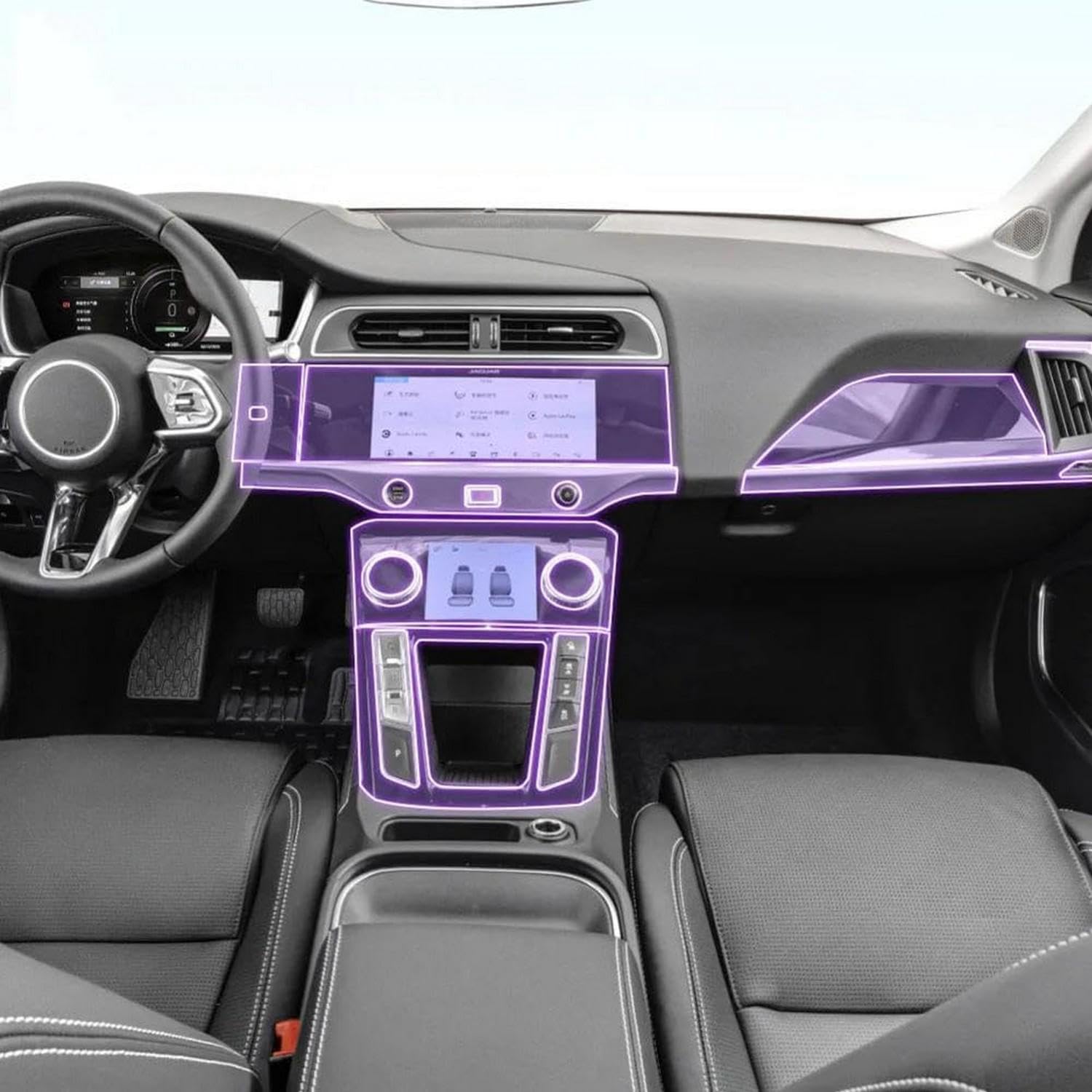 Protection écran GPS Jaguar I-PACE 2024-2025 film TPU - 4