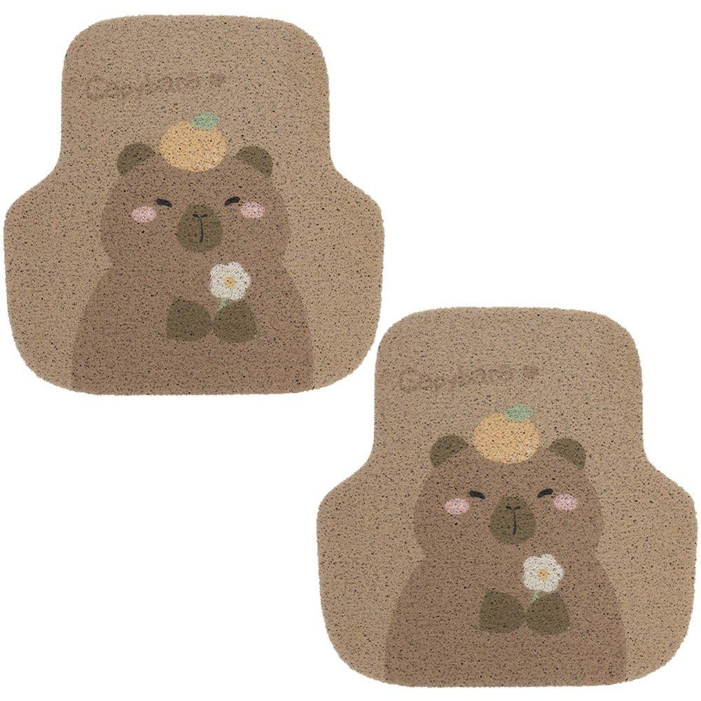 Alfombrilla de coche capybara antideslizante y resistente al desgaste para proteger el suelo