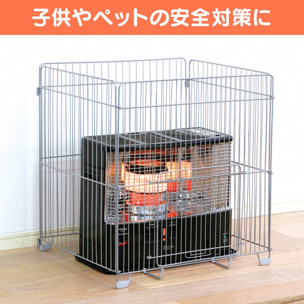 努⭐︎ストーブガードのみ Amazon.co.jp: アイリスオーヤマ ストーブガード 幅65×奥行55×高さ71cm