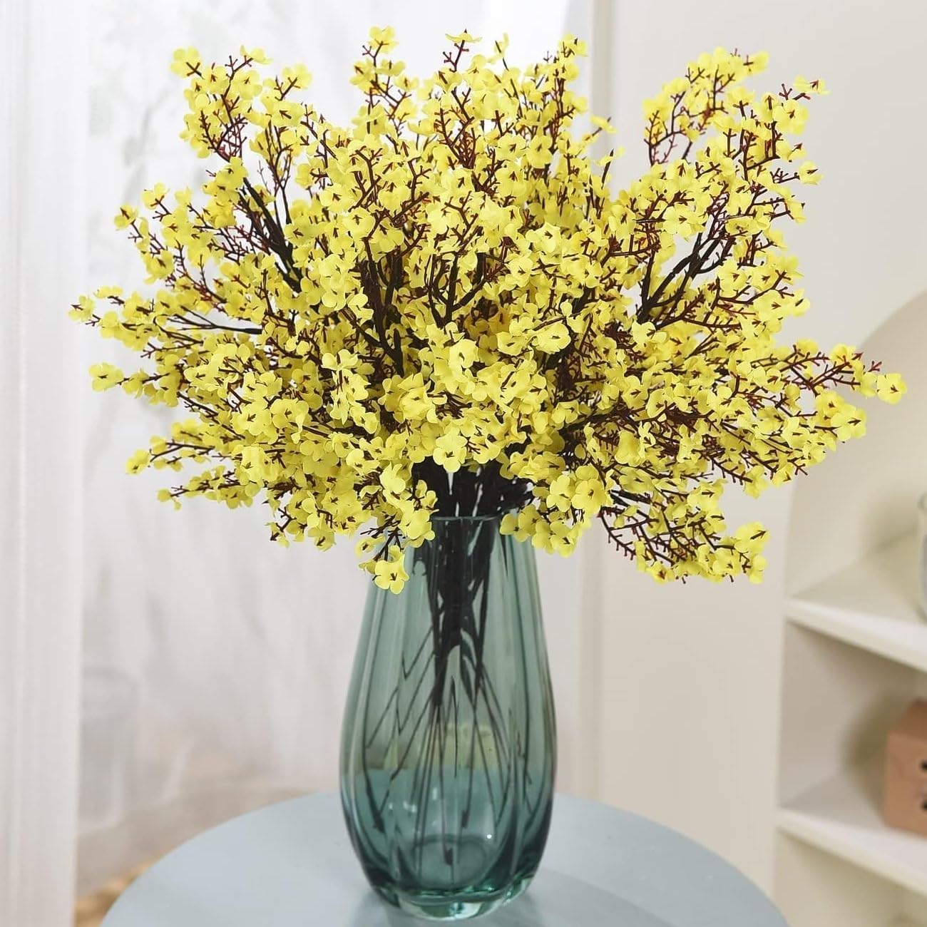See full amazon price history chart for Tied Ribbons Pack Of 5 Artificial Baby Breath Gypsophila Flowers Bunches For Vase Pot Home Decoration (Multi) For Home Decor Living Room Side Table Centerpiece (Vase Not Included) - Silk Tied Ribbons Pack Of 5 Artificial Baby Breath Gypsophila Flowers Bunches For Vase Pot Home Decoration (Multi) For Home Decor Living Room Side Table Centerpiece (Vase Not Included) - Silk (B09YGMHQW8) Amazon Price History, Amazon Price Tracker