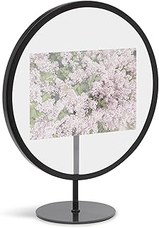 Umbra Infinity 4x6 Picture Frame, Unique Circular Photo Display for Desk...