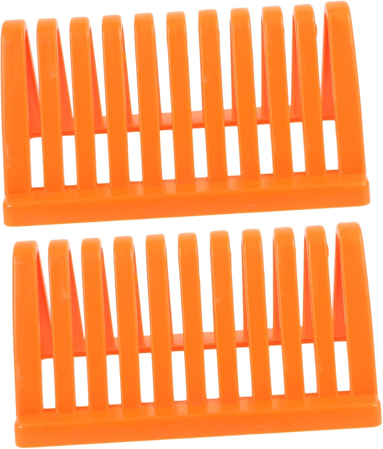 8pcs Plastic Microscope Slide Storage Rack Reusable Staining Stand for Laboratory Use Compact Design for Easy Organization of Microscope Slides Research and Education