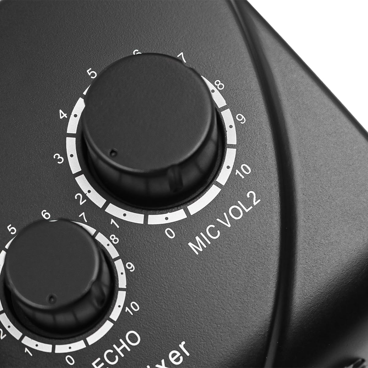 Mixeur Karaoké Portable 2 Entrées Micro Numérique Audio Son Karaoké Écho Mixeur pour Divertissement de Fête Familiale