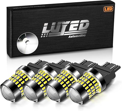 Miniatura 8 de LUYED 4 x 900 lúmenes súper brillantes 3014 78-EX chipsets 7440 7441 7443 7444 992 LED con proyector para luces de marcha atrás de respaldo, luces