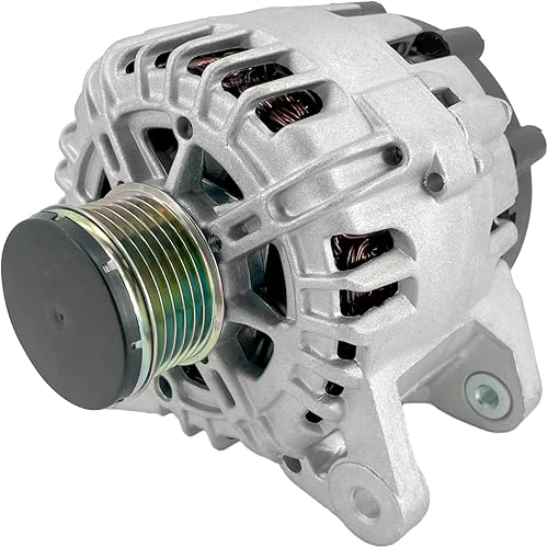 Miniatura 2 de VANPERT Alternador 23100-4BA0A, 23100-4BA0B, TG12C152 para Nissan Rogue L4 2.5L 2014-2018, para Xtrail 2014-2018 12V 120A Embrague de 6 ranuras