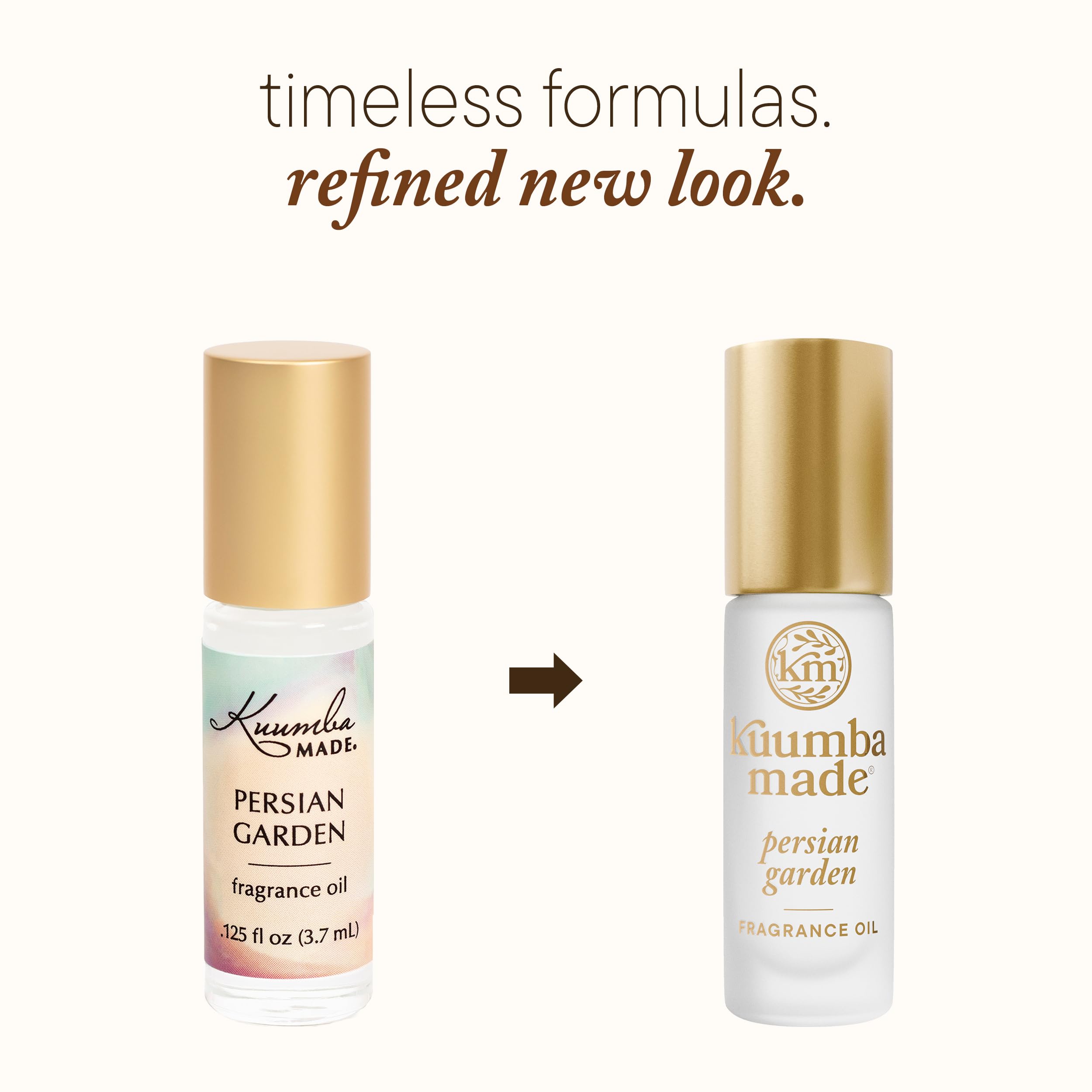 Kuumba Made Persian Garden Fragrance Oil, Long-Lasting Small-Batch Perfume Roller, Vegan, Alcohol-Free, .125 Fl Oz: 0.15 Fl Oz (Pack of 1)