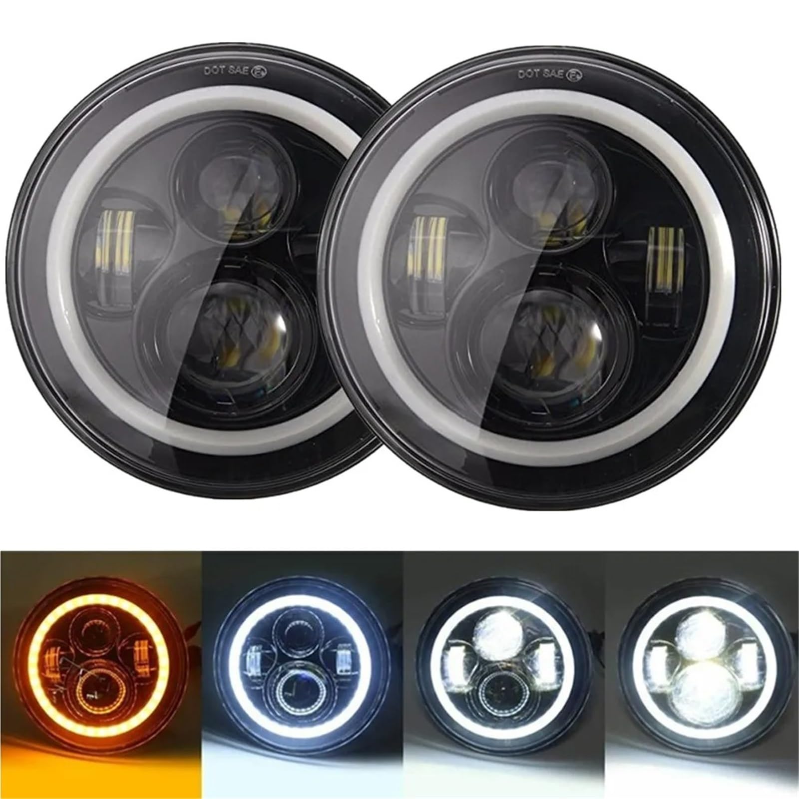 SANCAK Faro Anteriore Per Jeep Per Wrangler JK Lampada Frontale