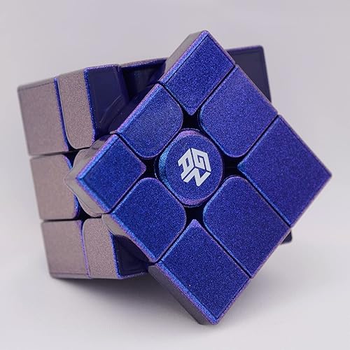 Miniatura 4 de Bukefuno GAN Mirror M UV 3x3 Speed Cube Gans 3x3 2022 Cubo de espejo magnético GAN espejo UV Puzzle cubos de color morado (versión UV)
