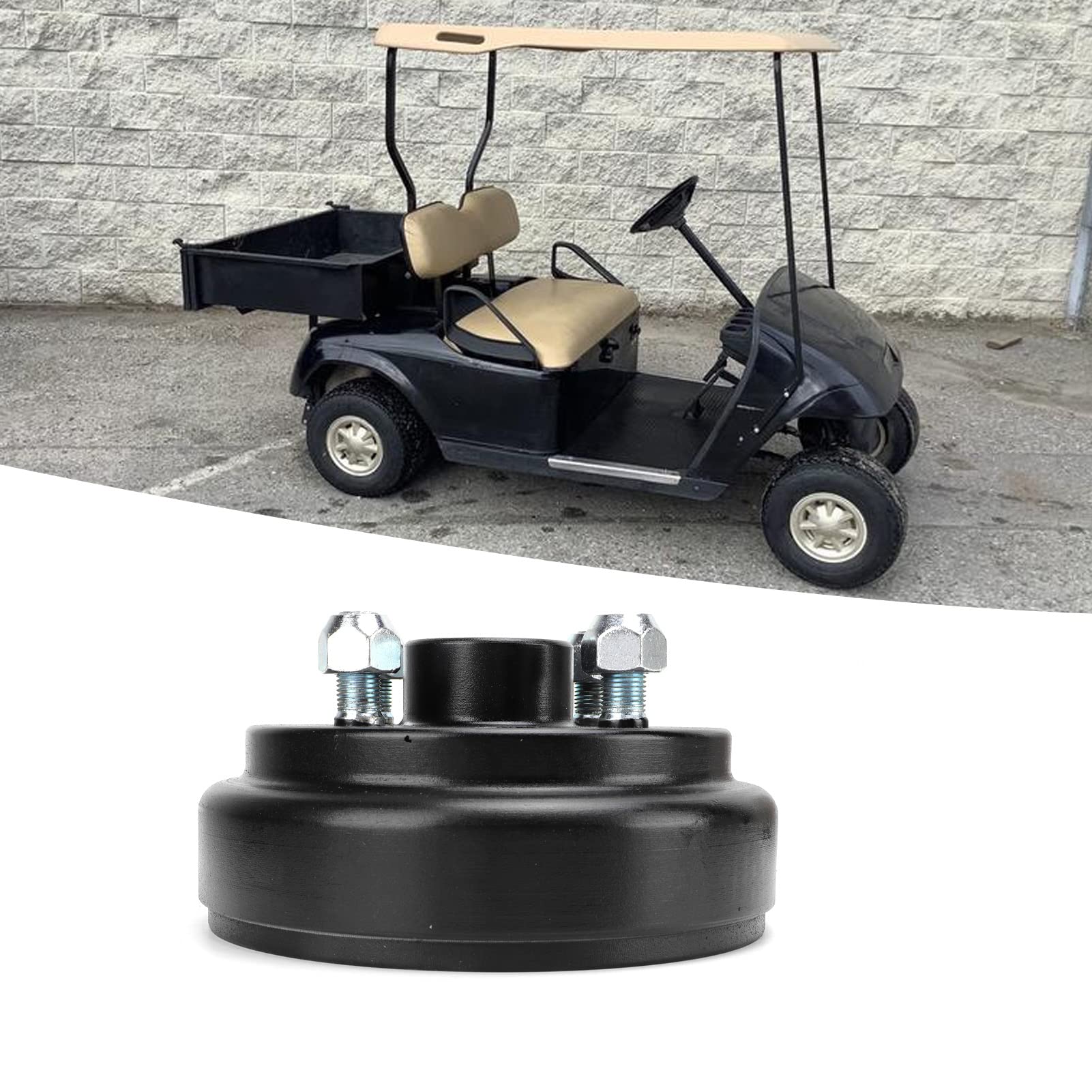 Reemplazo de Tambor de Freno Trasero de Metal para Carros de 4 Ciclos EZGO Gas TXT RXV MPT 800 1200 Marathon, OE 21807 G1