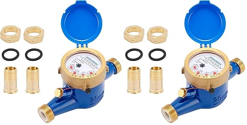 Miniatura 29 de MEASUREMAN Medidor de agua multi-jet no pulsado de 3/4" Medidor cúbico de agua de plástico ligero de 20mm Costo-efectivo para el hogar y jardín