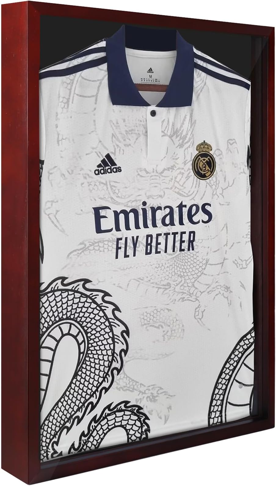 Shadow Box 20x30 Large Jersey Frame Display Case, Shadowbox Frames with Grade A Natural Pine Wood Acrylic for Football Baseball Basketball Hockey T-Shirt, Cherry Red